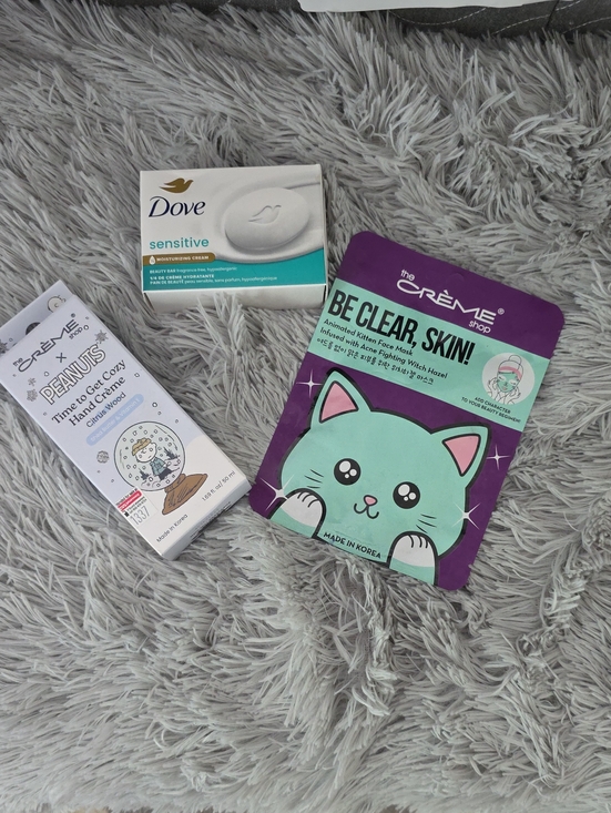 The Creme Shop Other - Dove Sensitive Beauty Bar Bundle- With The Creme Shop Hand Creme & Face Mask